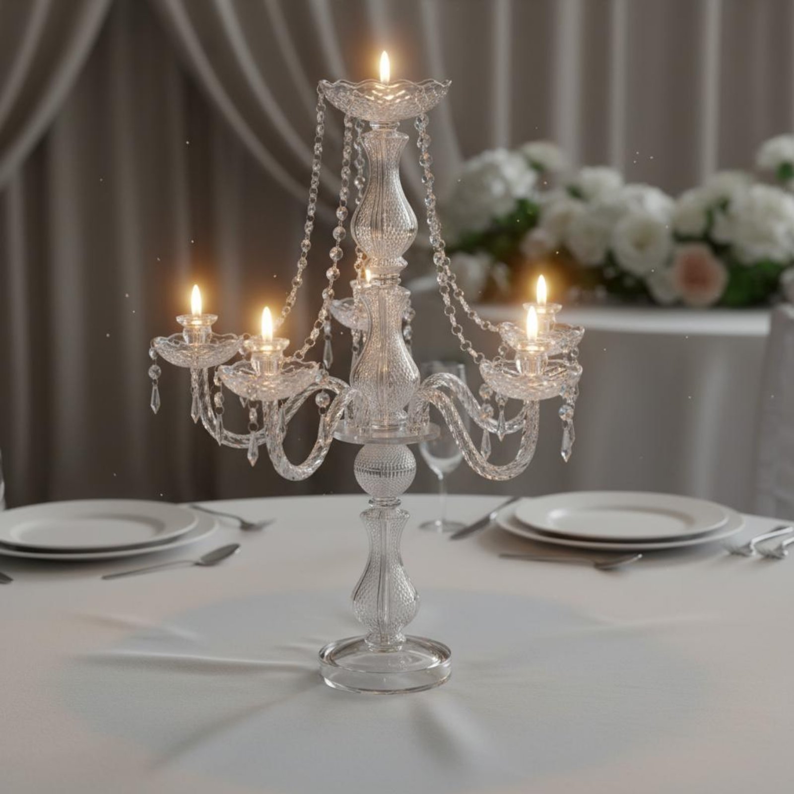 Candle Quotes - Crystal Candelabra Elegant Wedding Candelabra Crystal