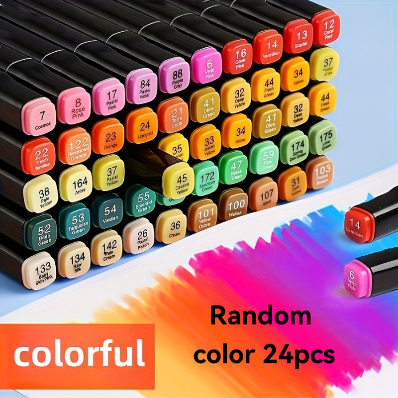 24 Colors Art Marker Pens, Dua - đánh giá và giá Copic Marker Sketch