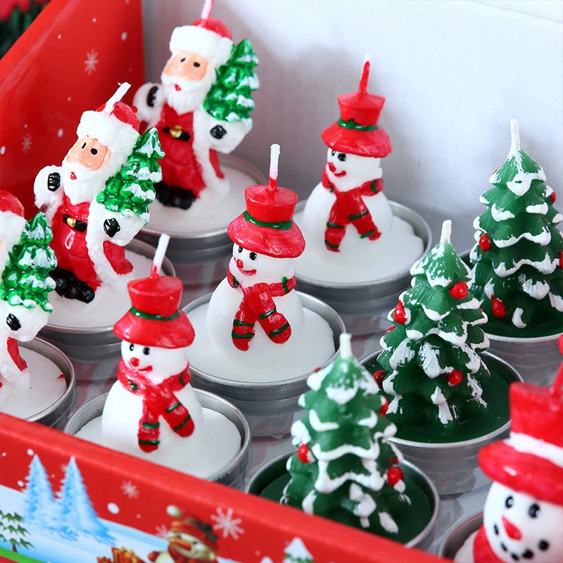 12PCS Set Christmas Candles, S - đánh giá và giá Candle Quotes
